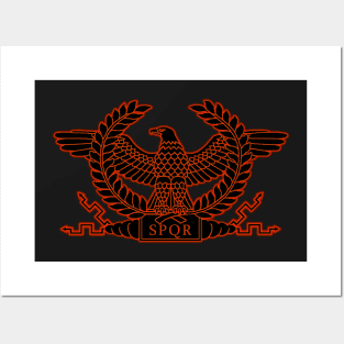 Roman Burning Eagle Posters and Art